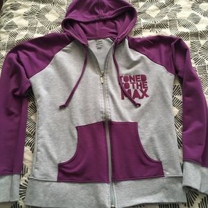 Zumba Fitness- Toned to the Max Zip up Hoodie SZ M